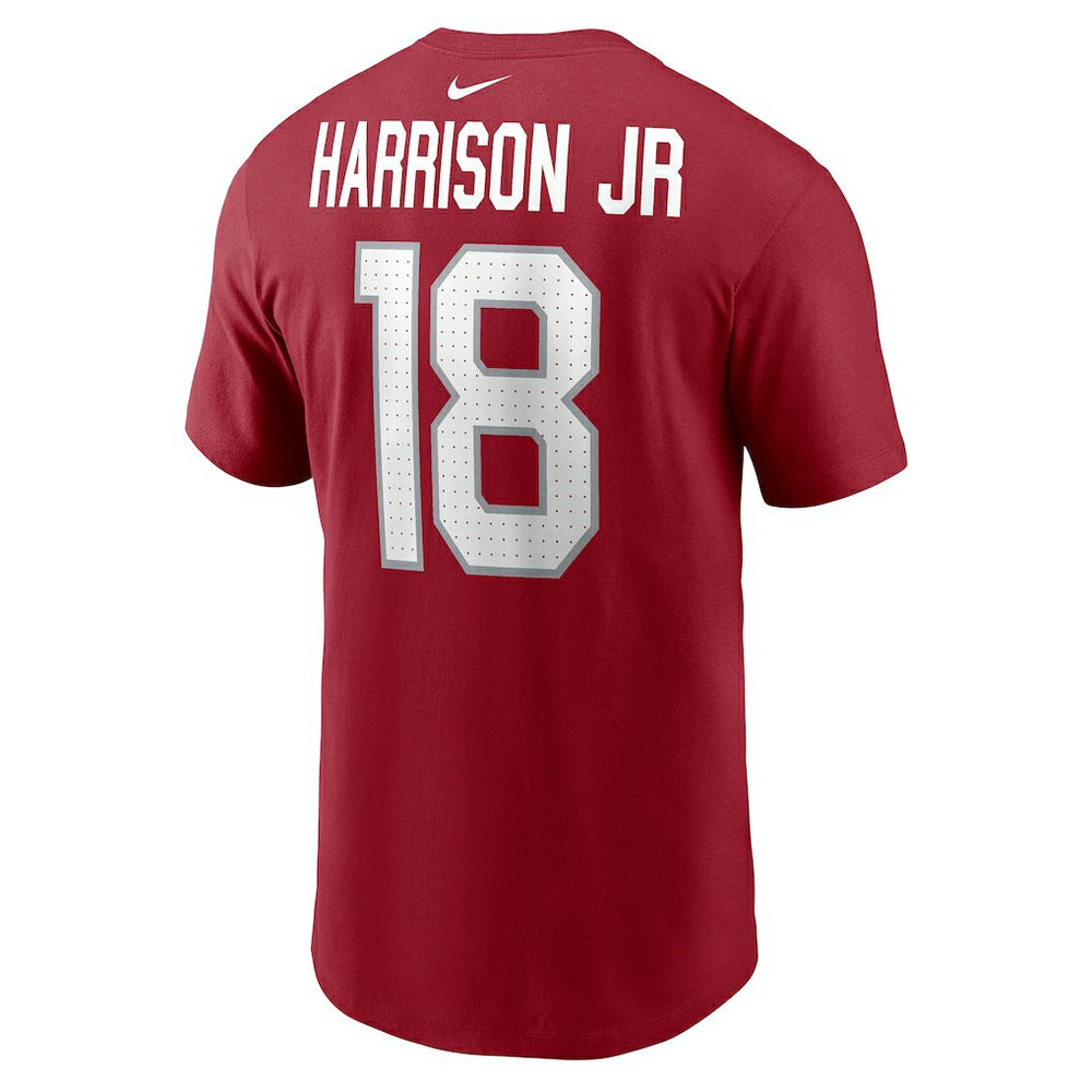 Marvin Harrison Jr. Arizona Cardinals Name & Number T-Shirt Cardinal
