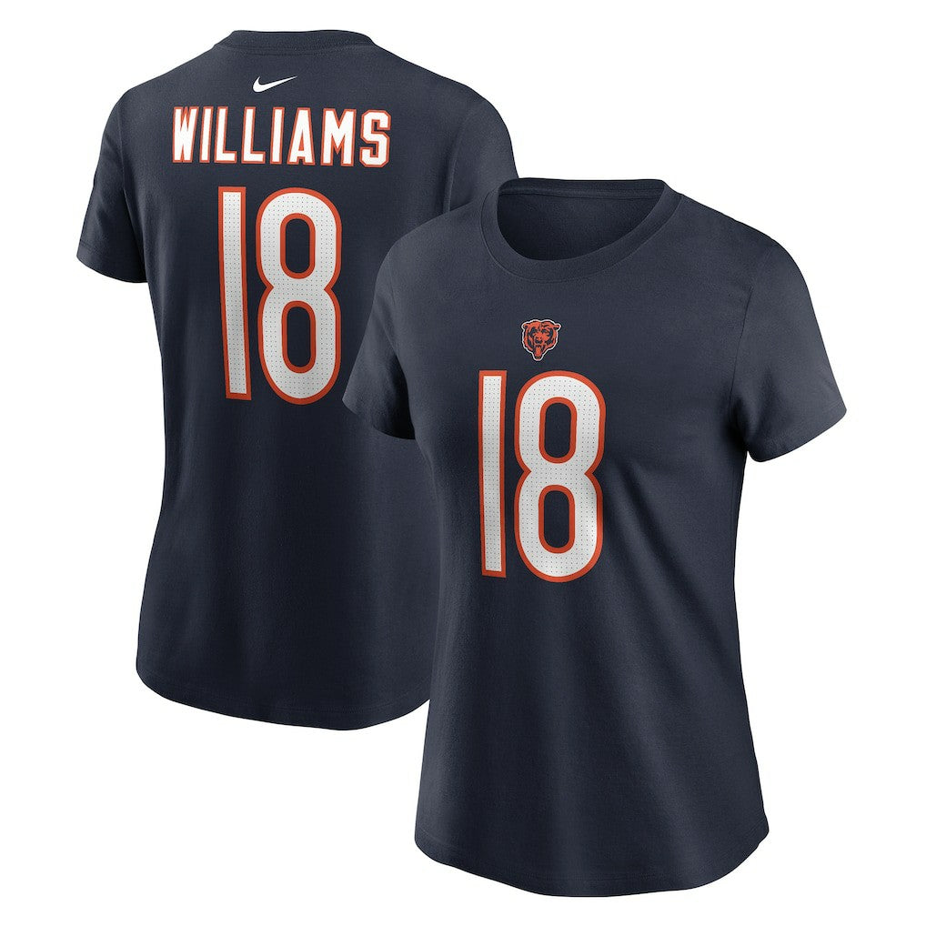 Caleb Williams Chicago Bears Women's Name & Number T-Shirt Navy