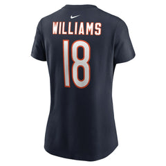 Caleb Williams Chicago Bears Women's Name & Number T-Shirt Navy
