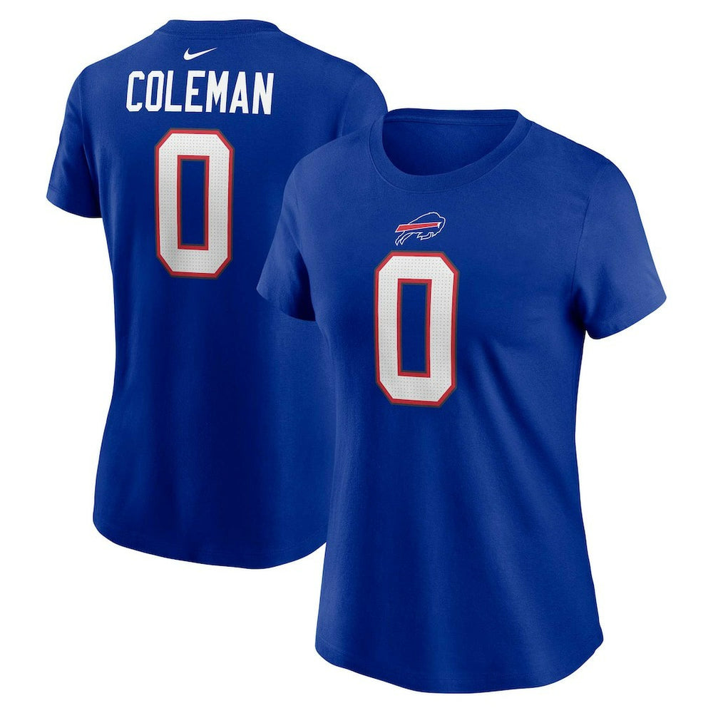 Keon Coleman Buffalo Bills Women's Player Name & Number T-Shirt Royal