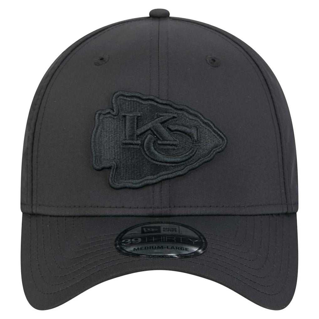 Kansas City Chiefs New Era Hydro 39THIRTY Flex Hat Black