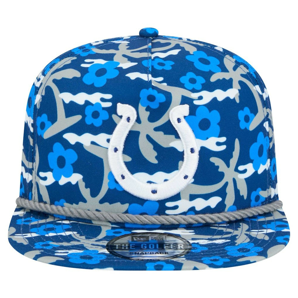 Indianapolis Colts New Era Wakey Wakey Golfer Snapback Hat Royal