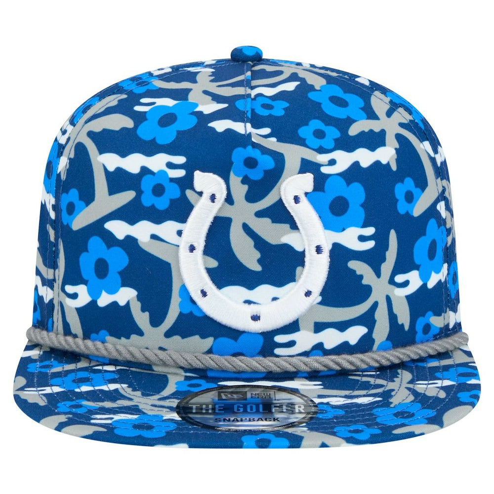 Indianapolis Colts New Era Wakey Wakey Golfer Snapback Hat Royal