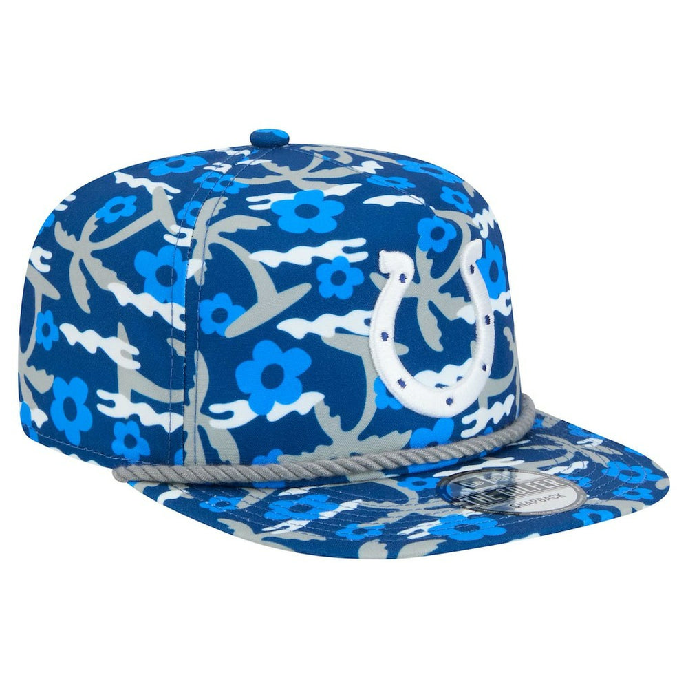 Indianapolis Colts New Era Wakey Wakey Golfer Snapback Hat Royal