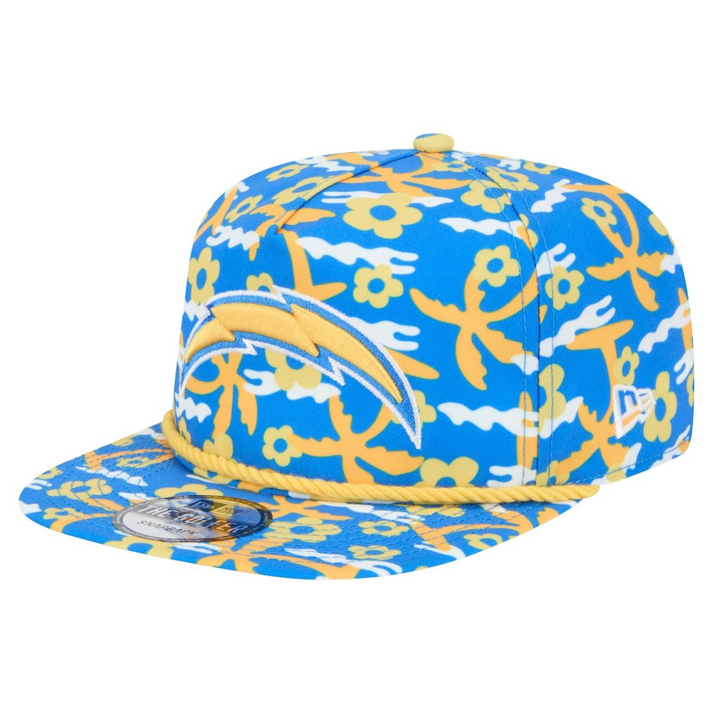 Los Angeles Chargers New Era Wakey Wakey Golfer Snapback Hat Blue