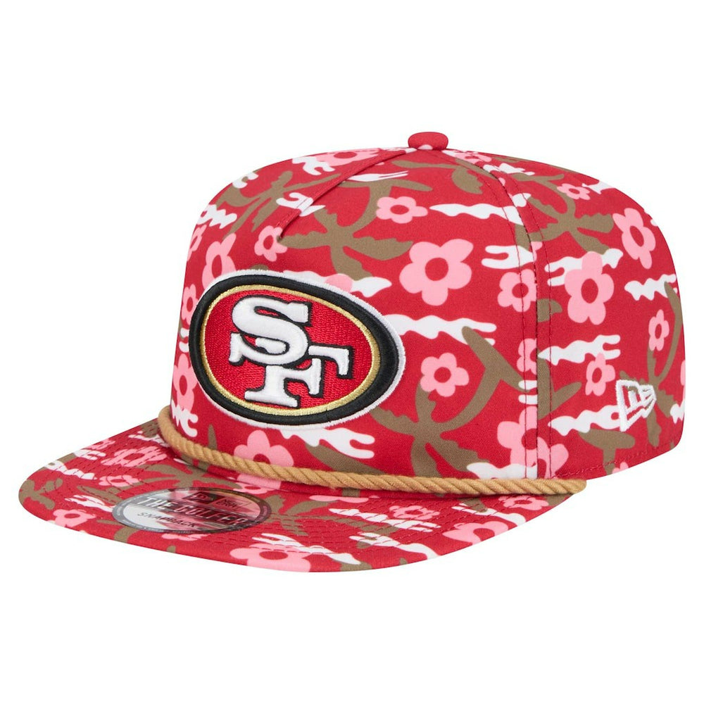 San Francisco 49ers New Era Wakey Wakey Golfer Snapback Hat Scarlet