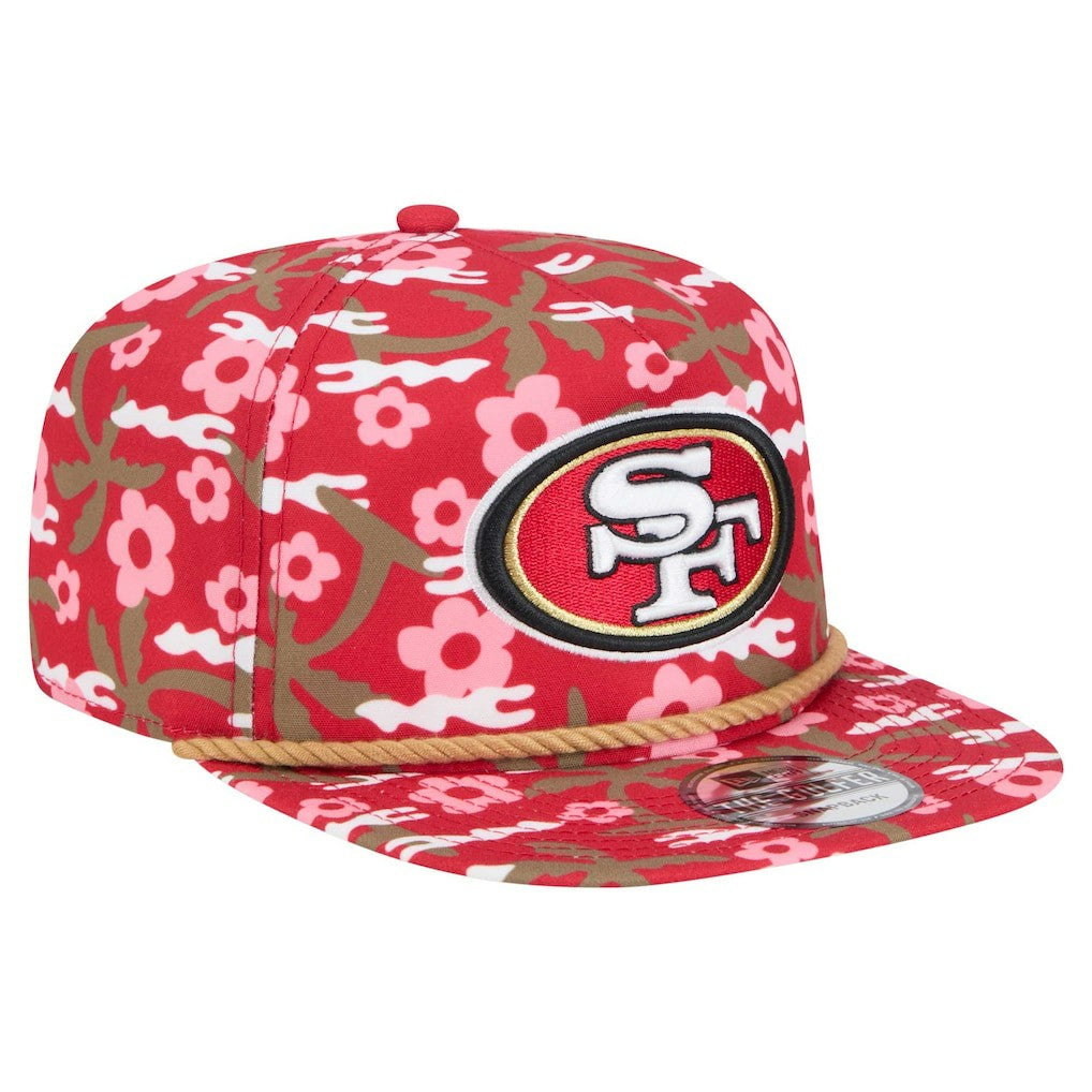 San Francisco 49ers New Era Wakey Wakey Golfer Snapback Hat Scarlet