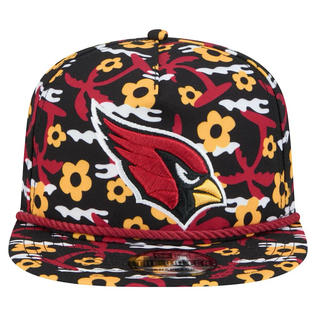 Arizona Cardinals New Era Wakey Wakey Golfer Snapback Hat Black