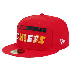 Kansas City Chiefs New Era Ransom 59FIFTY Fitted Hat Red