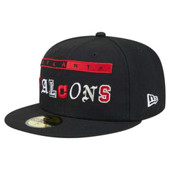 Atlanta Falcons New Era Ransom 59FIFTY Fitted Hat Black