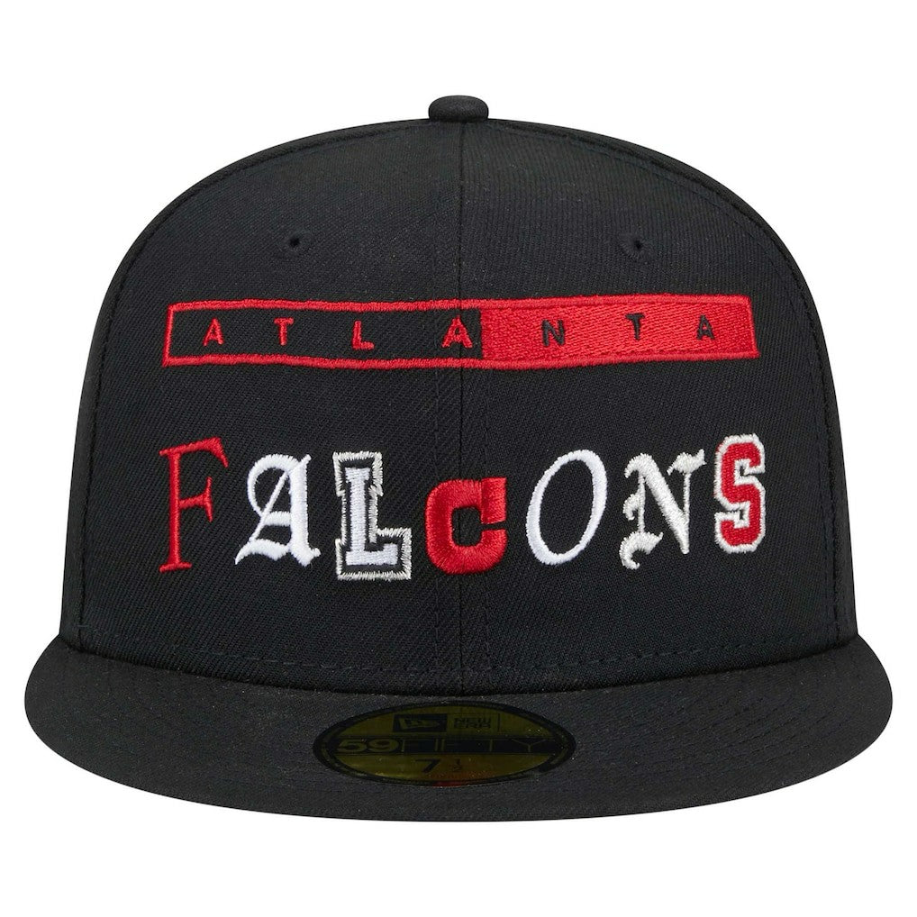 Atlanta Falcons New Era Ransom 59FIFTY Fitted Hat Black