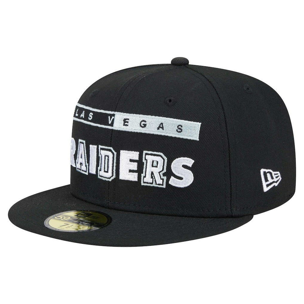 Las Vegas Raiders New Era Ransom 59FIFTY Fitted Hat Black