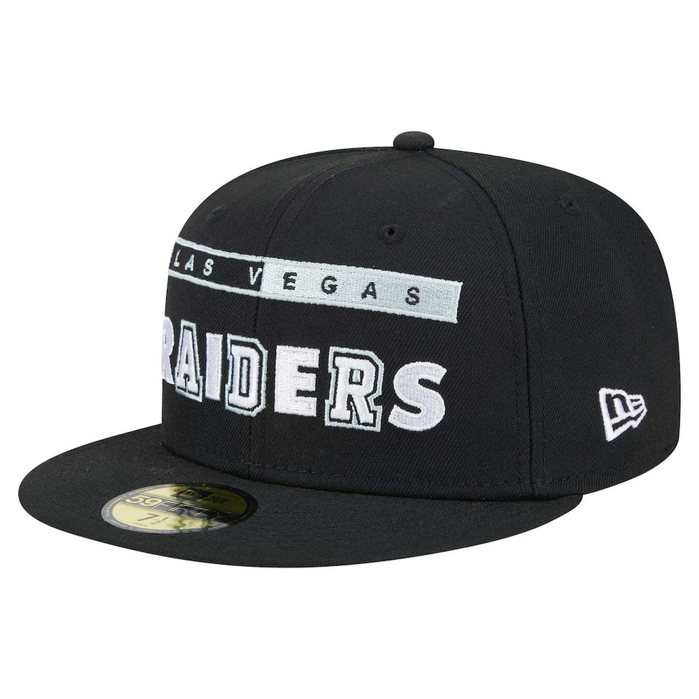 Las Vegas Raiders New Era Ransom 59FIFTY Fitted Hat Black