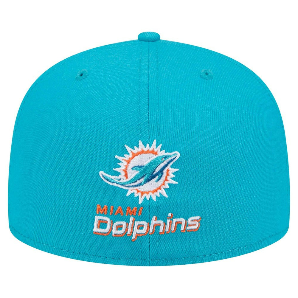 Miami Dolphins New Era Ransom 59FIFTY Fitted Hat Aqua