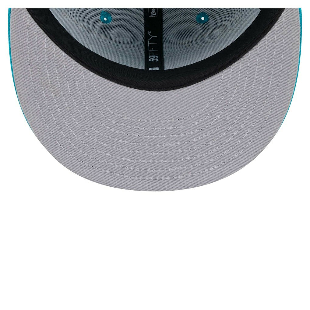 Miami Dolphins New Era Ransom 59FIFTY Fitted Hat Aqua