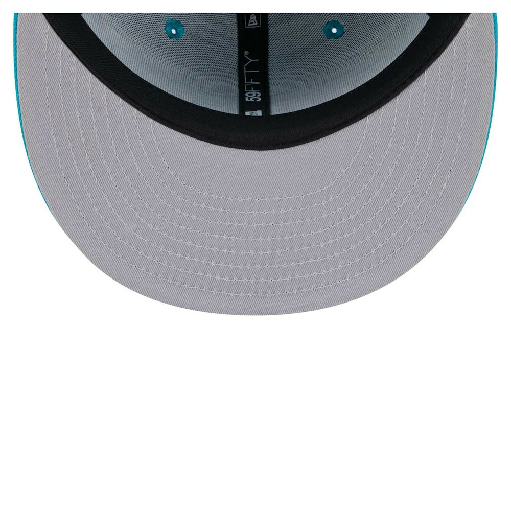 Miami Dolphins New Era Ransom 59FIFTY Fitted Hat Aqua