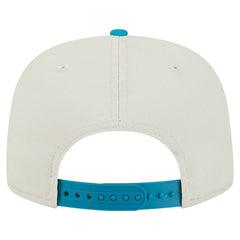 Jacksonville Jaguars New Era Athletic Golfer Snapback Hat Stone/Teal