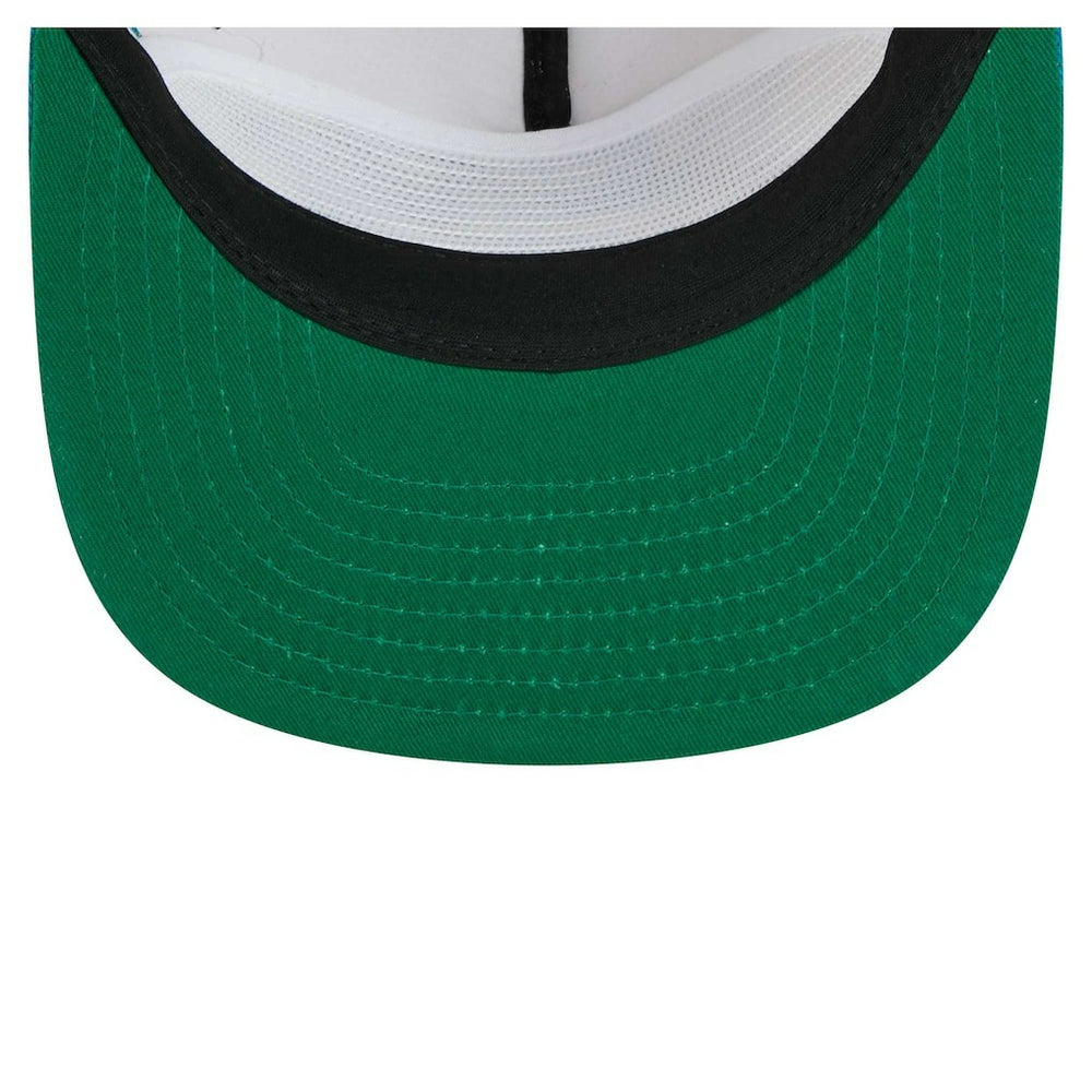 Jacksonville Jaguars New Era Athletic Golfer Snapback Hat Stone/Teal