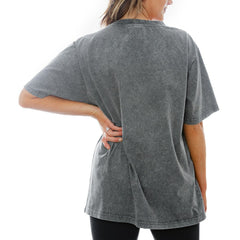 Houston Texans Gameday Couture Women's Tackle Titan Relaxed Fit T-Shirt Gray