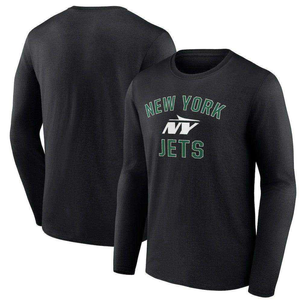 New York Jets Victory Arch Long Sleeve T-Shirt Black