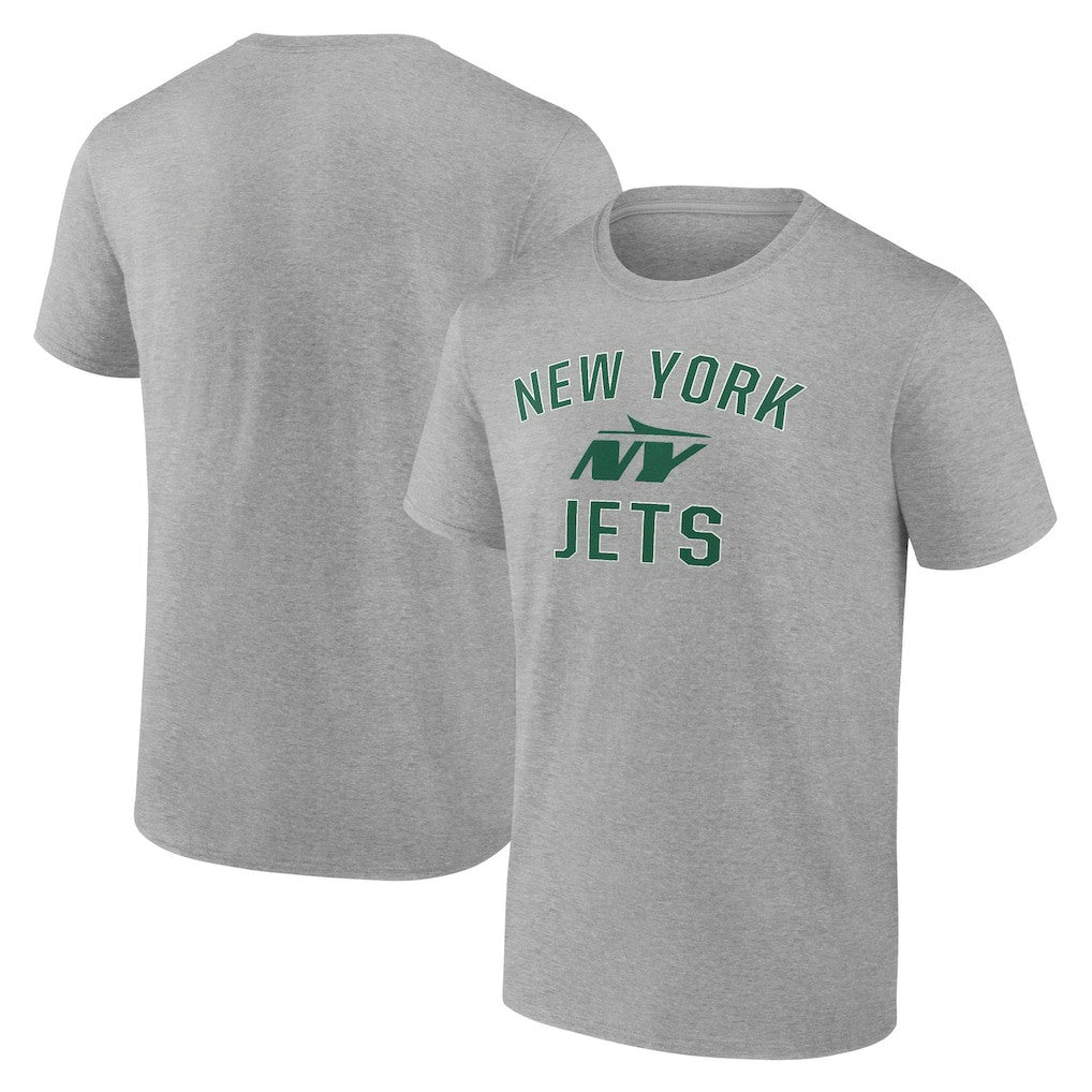 New York Jets Victory Arch T-Shirt Heather Gray