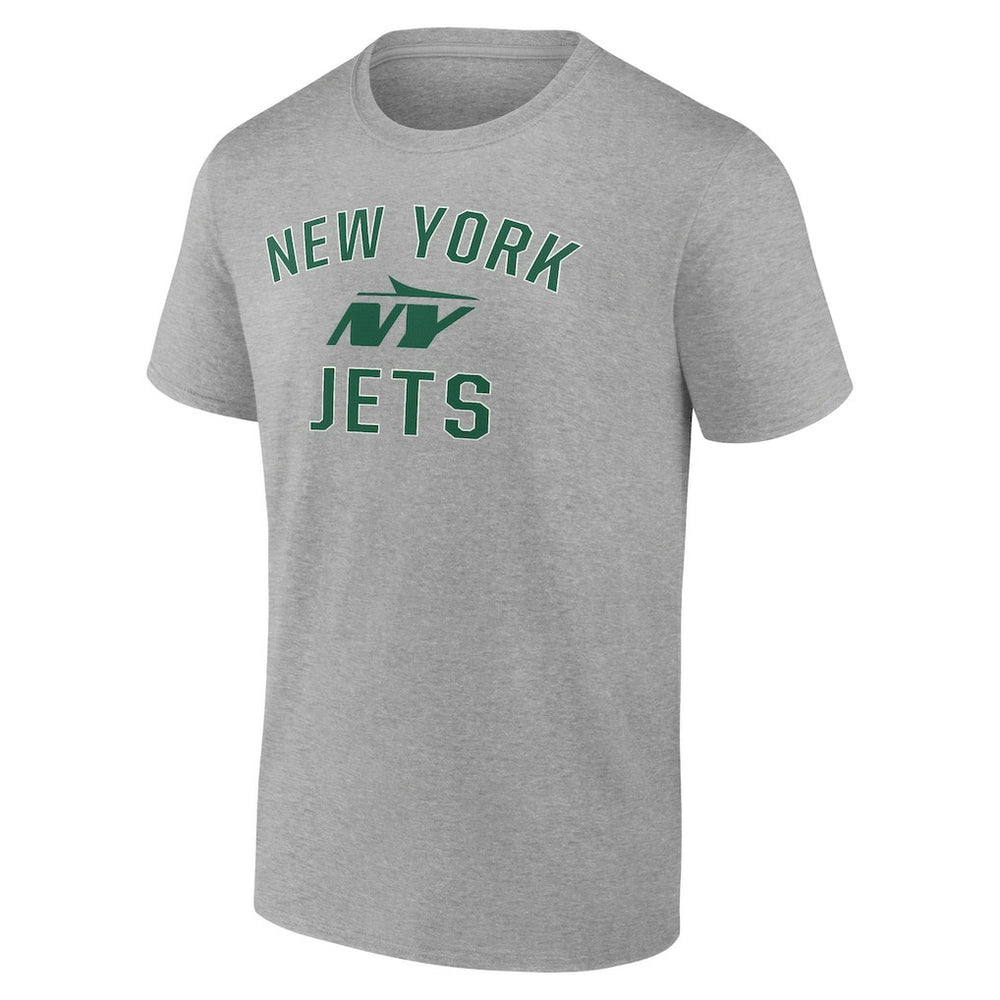 New York Jets Victory Arch T-Shirt Heather Gray