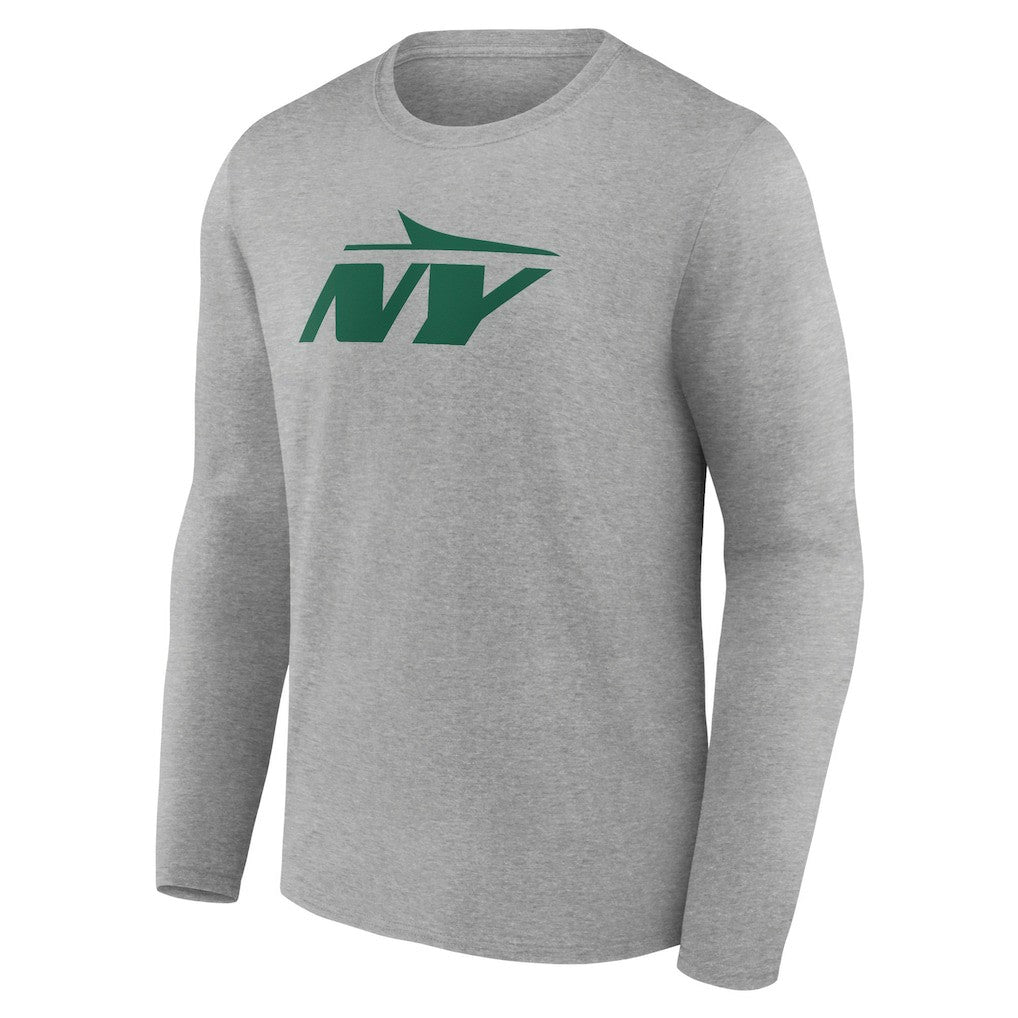 New York Jets Secondary Logo Long Sleeve T-Shirt Gray