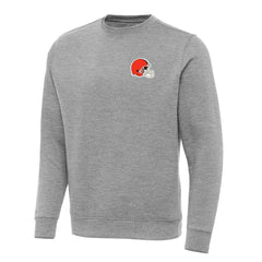Cleveland Browns Antigua Victory Pullover Sweatshirt Heather Gray
