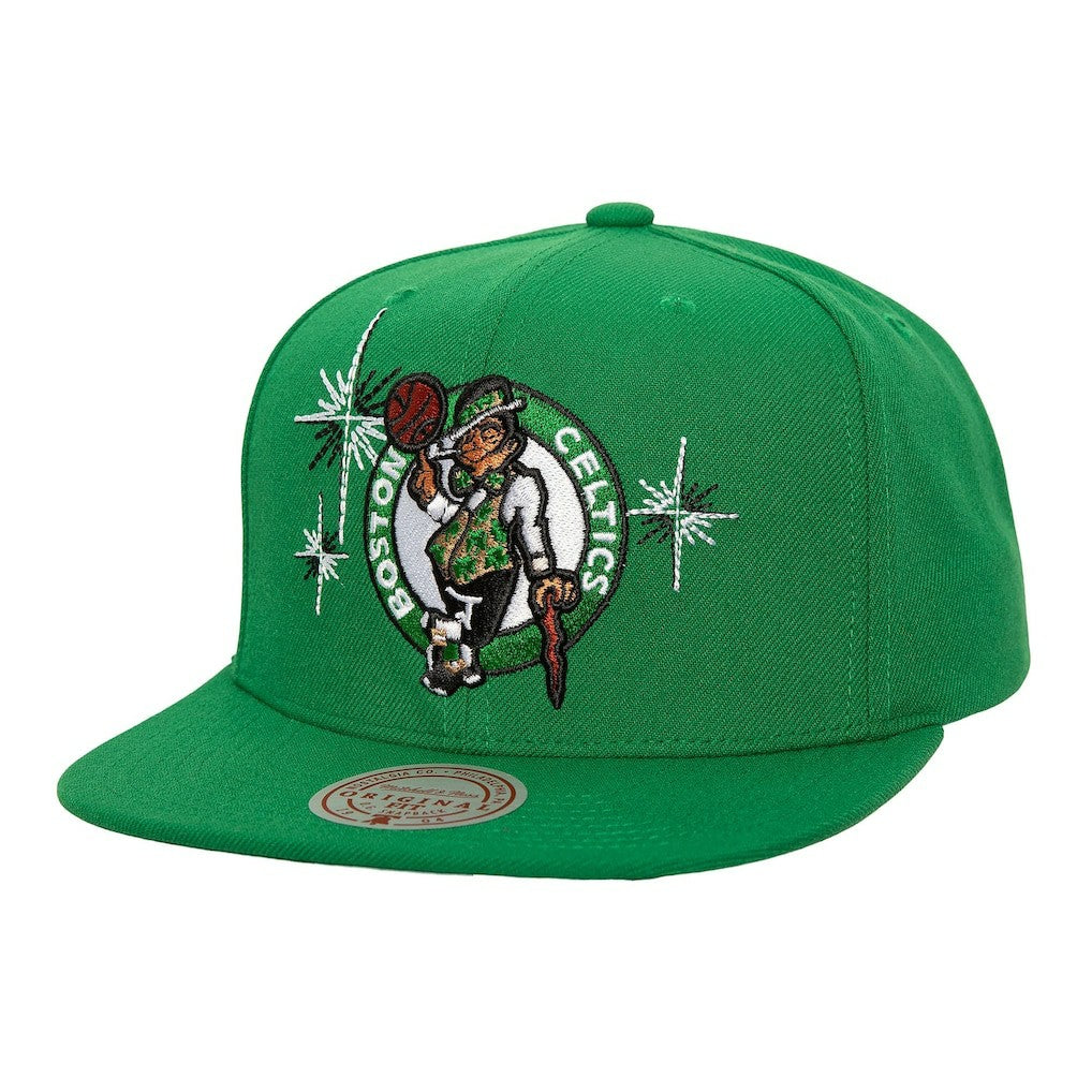 Boston Celtics Starlight Snapback Hat Kelly Green