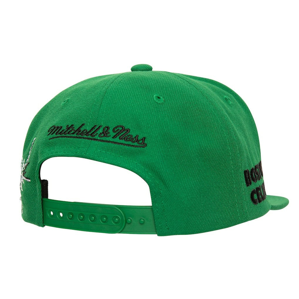 Boston Celtics Starlight Snapback Hat Kelly Green