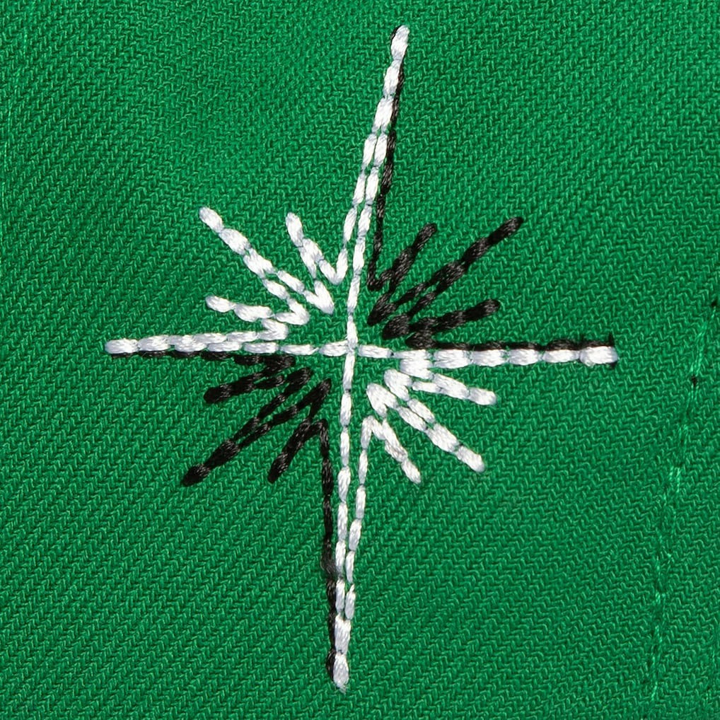 Boston Celtics Starlight Snapback Hat Kelly Green