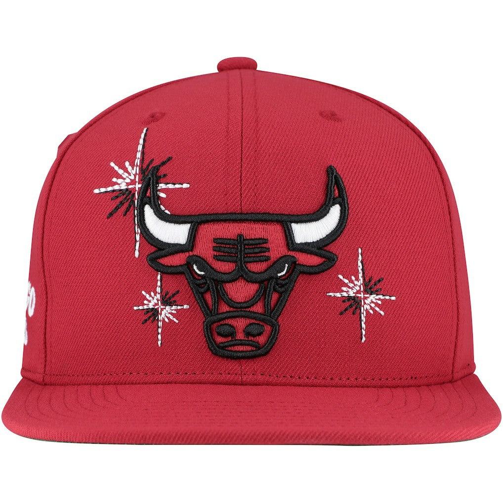 Chicago Bulls Starlight Snapback Hat Red