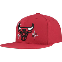 Chicago Bulls Starlight Snapback Hat Red