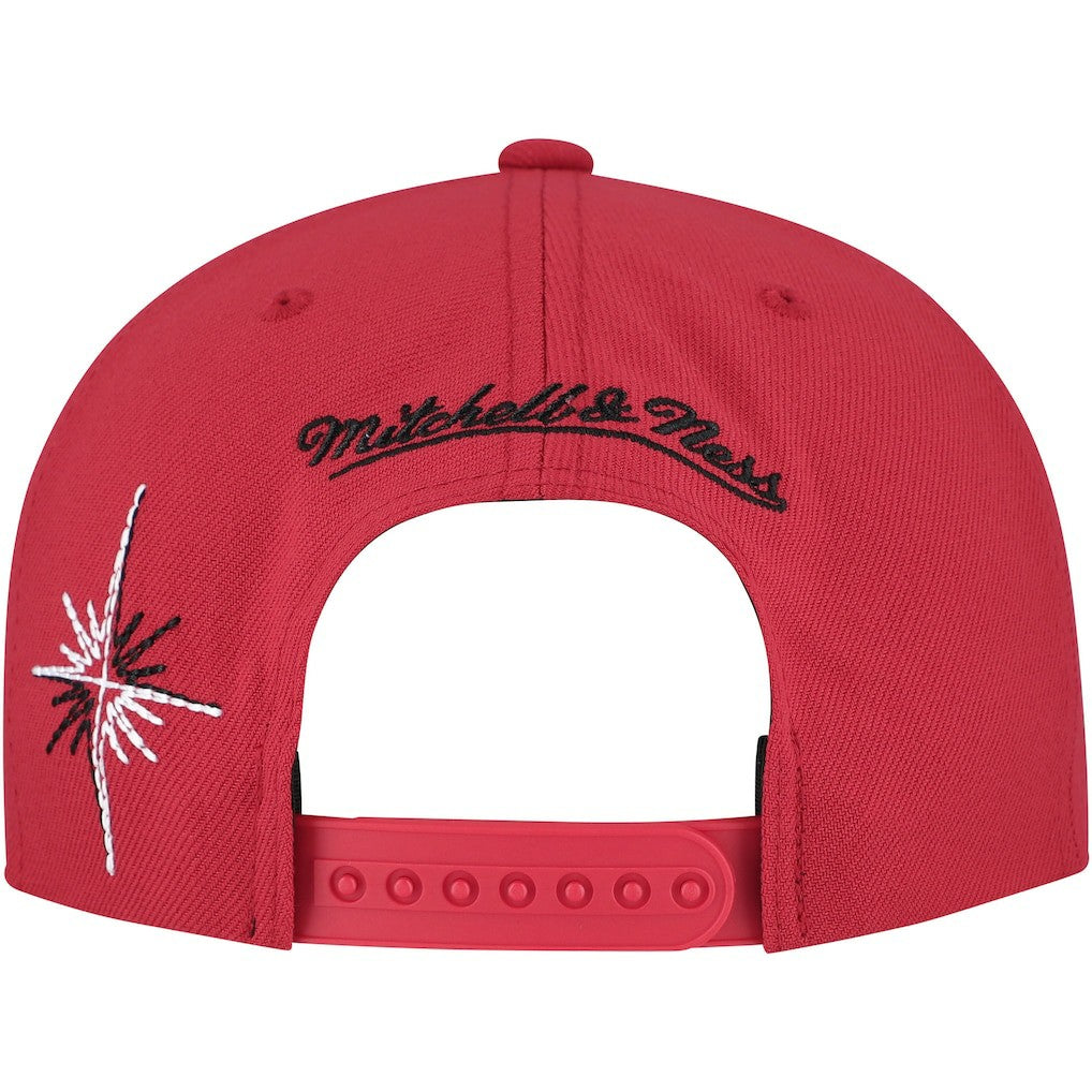 Chicago Bulls Starlight Snapback Hat Red