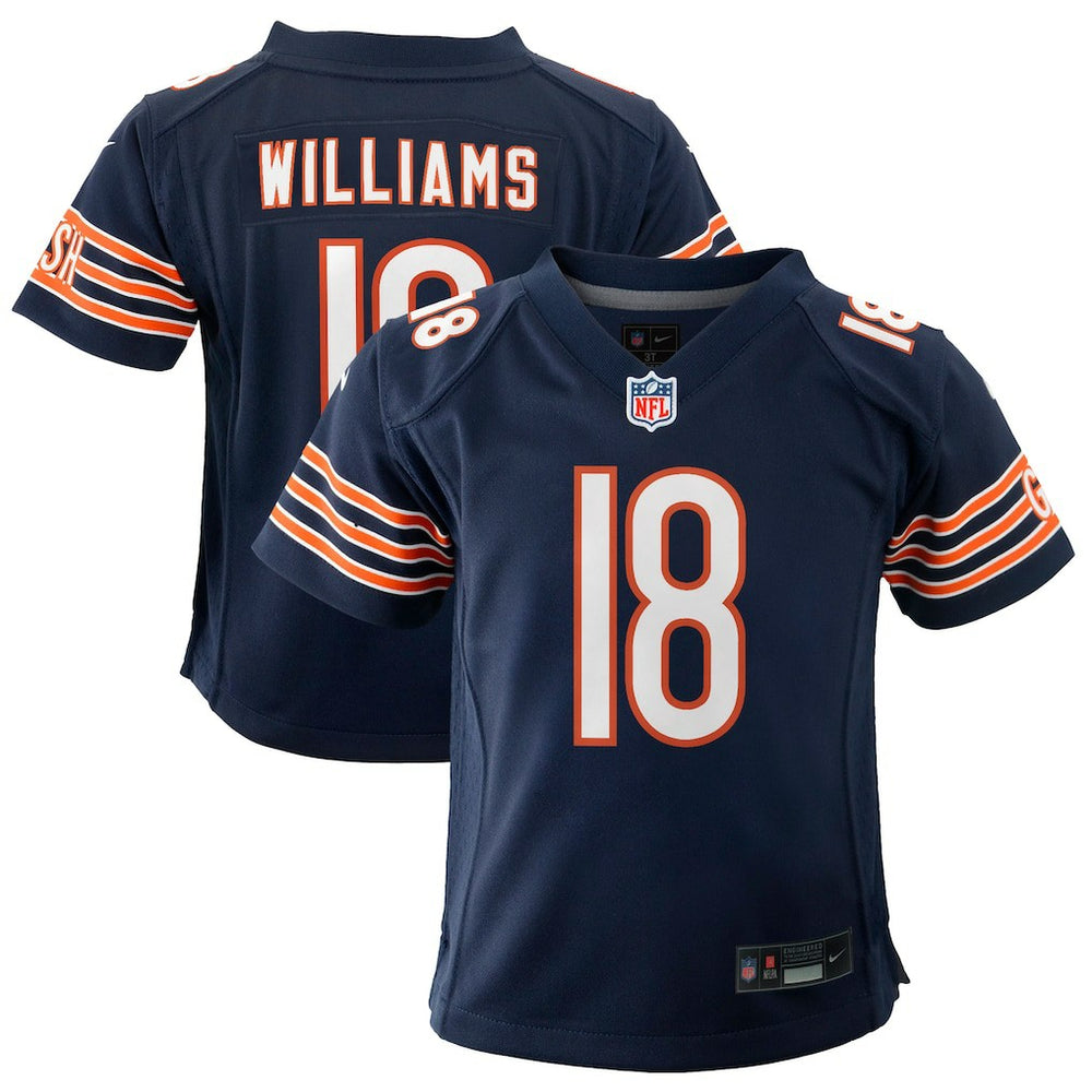 Caleb Williams Chicago Bears Youth Game Jersey Navy