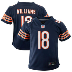 Caleb Williams Chicago Bears Youth Game Jersey Navy