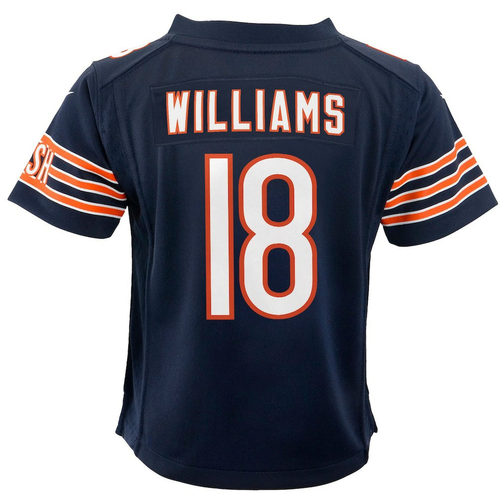 Caleb Williams Chicago Bears Youth Game Jersey Navy