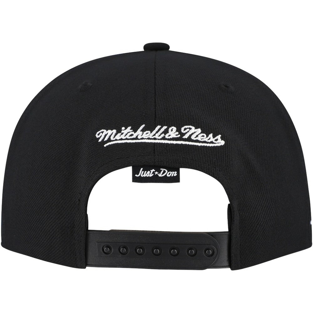 Pittsburgh Pirates Mitchell & Ness Just Don x MLB Lux Script Snapback Hat - Black Hats