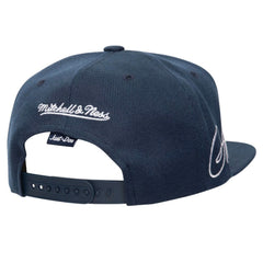 Atlanta Braves Mitchell & Ness Just Don x MLB Lux Script Snapback Hat - Navy Hats