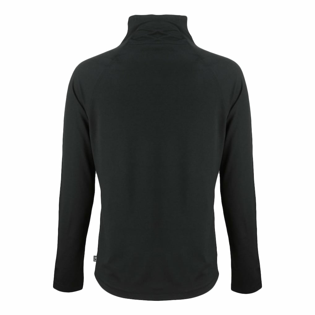 San Francisco 49ers Cutter & Buck Women's Coastline Epic Comfort Eco Recycled Funnel Neck Raglan Pullover Sweatshirt Black