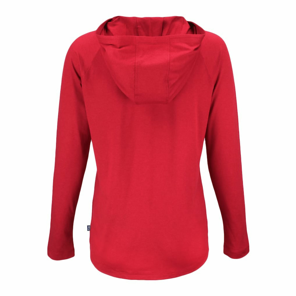Arizona Cardinals Cutter & Buck Women's Coastline Epic Comfort Eco Recycled Raglan Pullover Hoodie Red