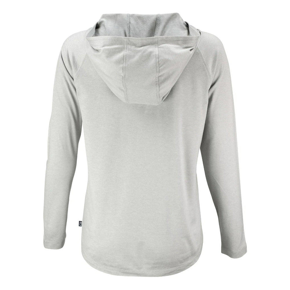 Indianapolis Colts Cutter & Buck Women's Coastline Epic Comfort Eco Recycled Raglan Pullover Hoodie Gray