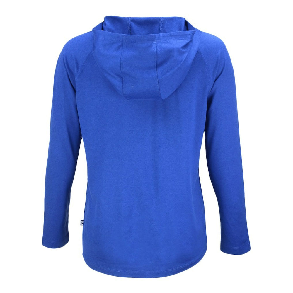 Indianapolis Colts Cutter & Buck Women's Coastline Epic Comfort Eco Recycled Raglan Pullover Hoodie Blue
