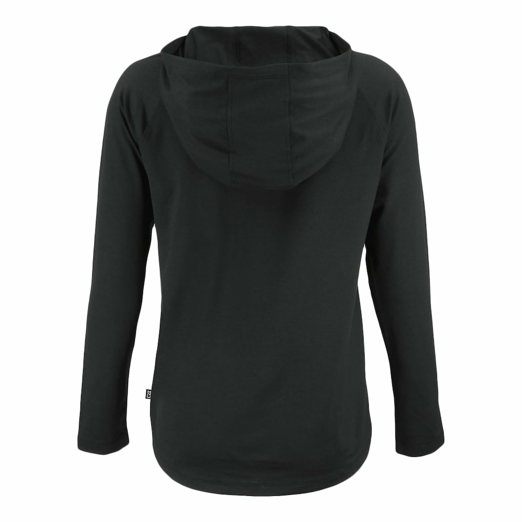 Washington Commanders Cutter & Buck Women's Coastline Epic Comfort Eco Recycled Raglan Pullover Hoodie Black