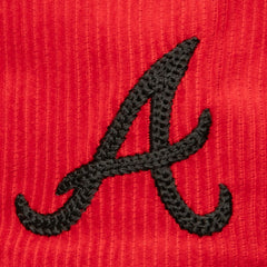 Mitchell & Ness  Atlanta Braves Male Adult Corduroy Snapback Hat - Red Hats