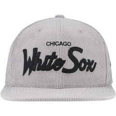 Mitchell & Ness  Chicago White Sox Male Adult Corduroy Snapback Hat - Gray Hats