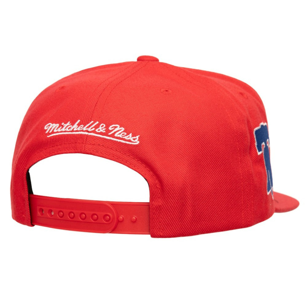 Philadelphia Phillies Mitchell & Ness Double Up Snapback Hat - Red Hats