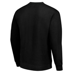 Indianapolis Colts Starter Half Helmet Team Graphic Tri-Blend Fleece Pullover Sweatshirt Black