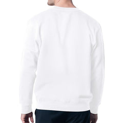 Cleveland Browns Starter Color Scratch Team Graphic Fleece Pullover Sweatshirt White