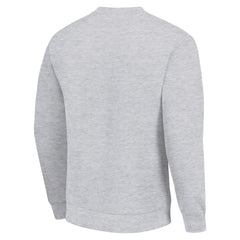Detroit Lions Starter Tailsweep Team Graphic Tri-Blend Fleece Pullover Sweatshirt Heather Gray